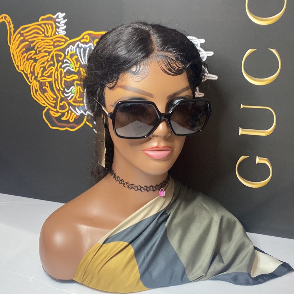 💯 - New- BURBERRY Isabella Gray Gradient Oversized Ladies Sunglasses